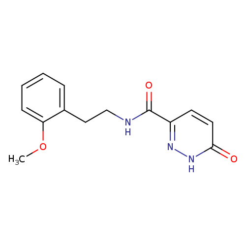 N-[2-(2-methoxyphenyl)ethyl]-6-oxo-1,6-dihydropyridazine-3-carboxamide