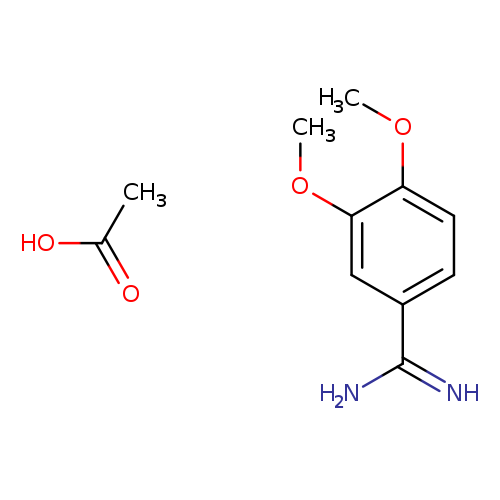 3,4-dimethoxybenzene-1-carboximidamide,aceticacid