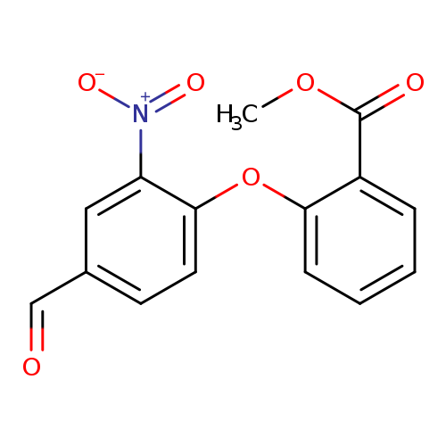 Methyl 2-(4-formyl-2-nitrophenoxy)benzoate