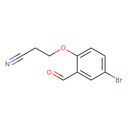 3-(4-Bromo-2-formylphenoxy)propanenitrile