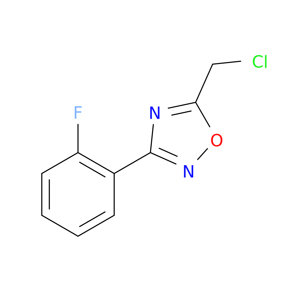 5-(Chloromethyl)-3-(2-fluorophenyl)-1,2,4-oxadiazole
