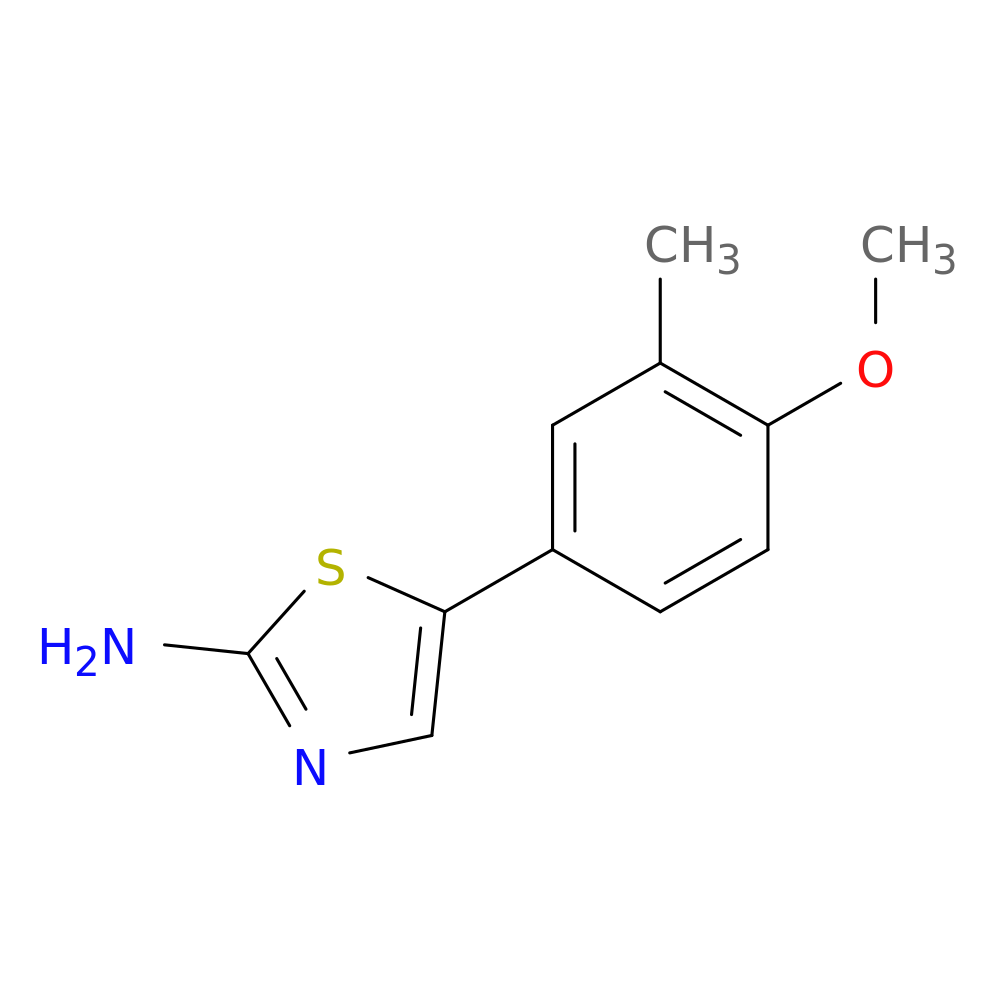 5-(4-Methoxy-3-methylphenyl)thiazol-2-amine