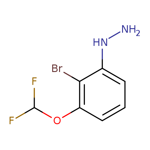[2-bromo-3-(difluoromethoxy)phenyl]hydrazine
