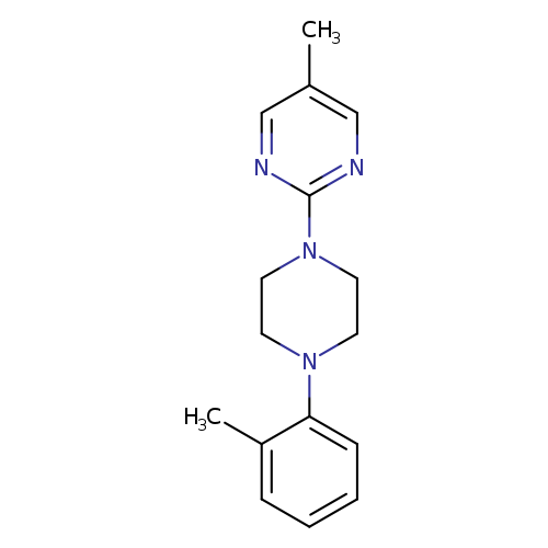 5-methyl-2-[4-(2-methylphenyl)piperazin-1-yl]pyrimidine