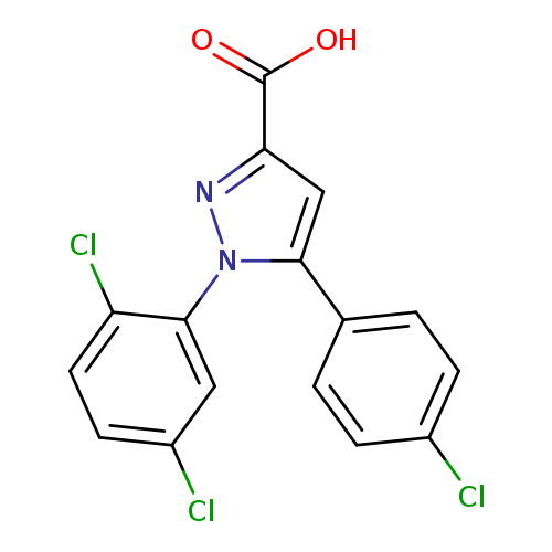 5-(4-chlorophenyl)-1-(2,5-dichlorophenyl)-1H-pyrazole-3-carboxylic acid
