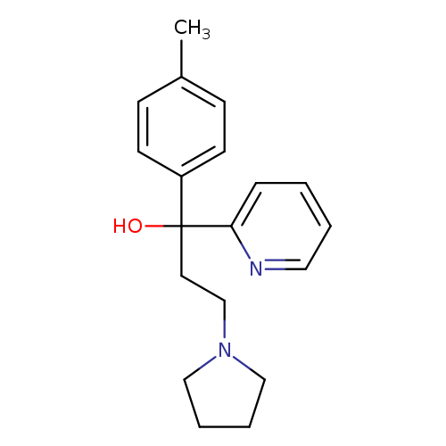 alpha-[2-(1-pyrrolidinyl)ethyl]-alpha-(p-tolyl)pyridine-2-methanol