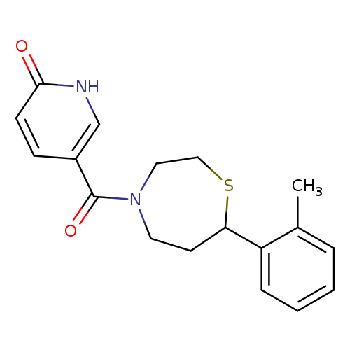 5-[7-(2-methylphenyl)-1,4-thiazepane-4-carbonyl]-1,2-dihydropyridin-2-one