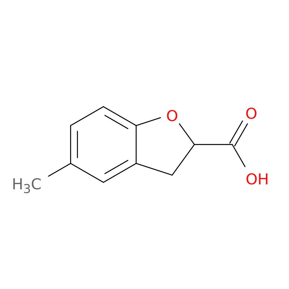 5-Methyl-2,3-dihydrobenzofuran-2-carboxylic acid