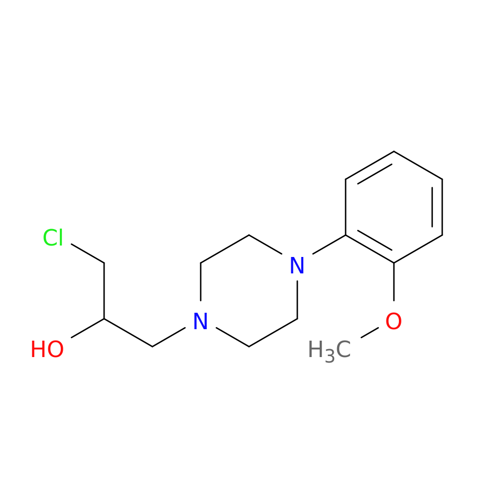 1-chloro-3-[4-(2-methoxyphenyl)piperazin-1-yl]propan-2-ol