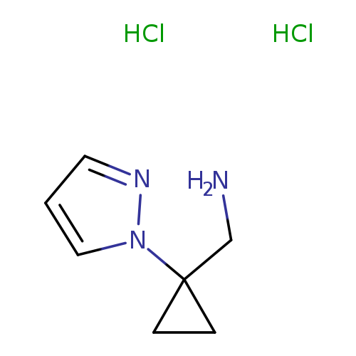 [1-(1H-pyrazol-1-yl)cyclopropyl]methanamine dihydrochloride