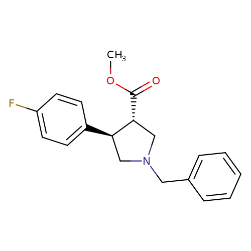 Methyl DL-(3S,4R)-1-benzyl-4-(4-fluorophenyl)pyrrolidine-3-carboxylate