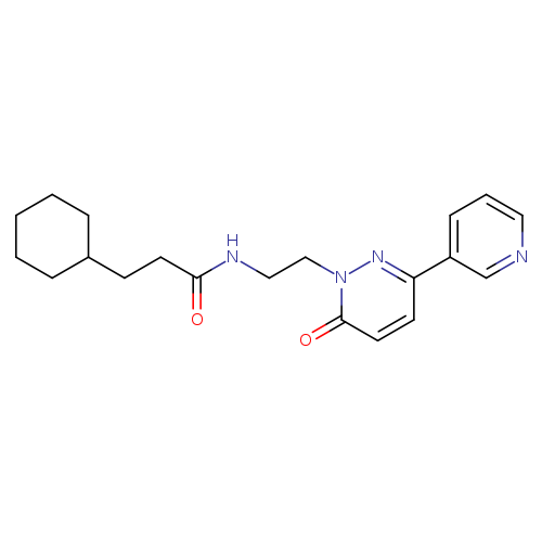 3-cyclohexyl-N-{2-[6-oxo-3-(pyridin-3-yl)-1,6-dihydropyridazin-1-yl]ethyl}propanamide