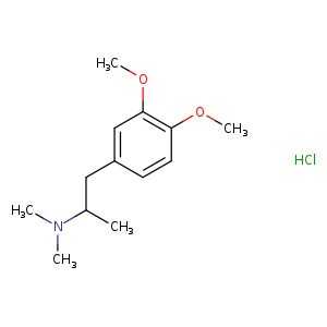 3,4-dimethoxy-N,N,α-trimethyl-benzeneethanamine, monohydrochloride