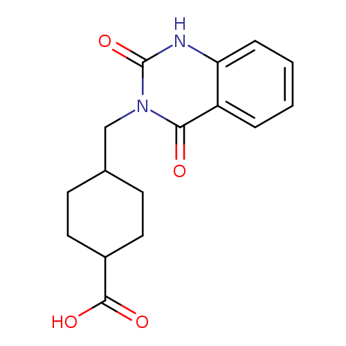4-((2,4-dioxo-1,2-dihydroquinazolin-3(4H)-yl)methyl)cyclohexanecarboxylic acid