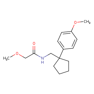 2-methoxy-N-{[1-(4-methoxyphenyl)cyclopentyl]methyl}acetamide