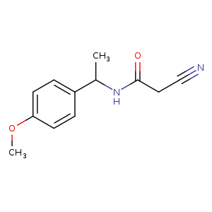 2-Cyano-n-[1-(4-methoxyphenyl)ethyl]acetamide