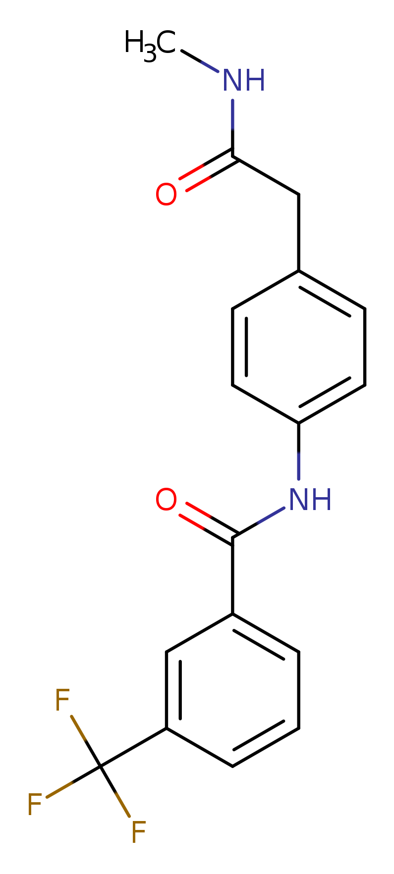 N-{4-[(methylcarbamoyl)methyl]phenyl}-3-(trifluoromethyl)benzamide