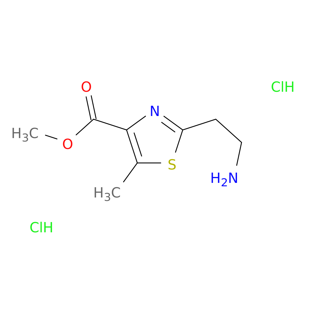 methyl 2-(2-aminoethyl)-5-methyl-1,3-thiazole-4-carboxylate dihydrochloride
