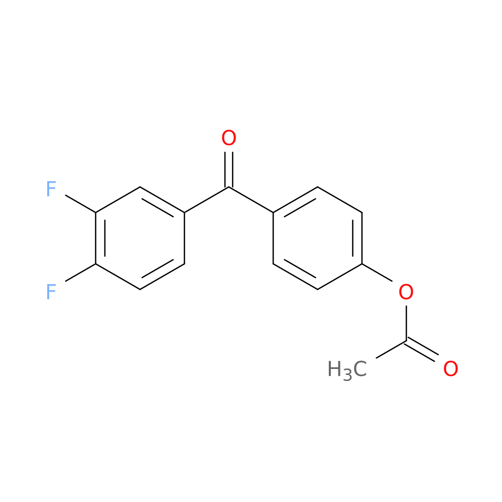 4-Acetoxy-3',4'-difluorobenzophenone