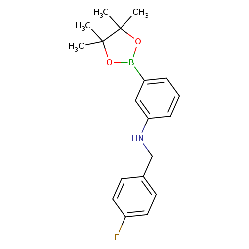 N-[(4-fluorophenyl)methyl]-3-(4,4,5,5-tetramethyl-1,3,2-dioxaborolan-2-yl)aniline