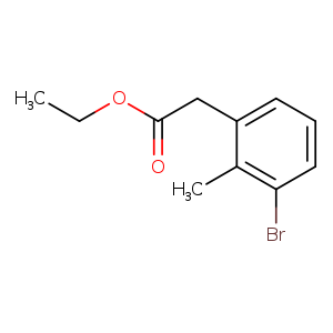 Benzeneacetic acid, 3-bromo-2-methyl-, ethyl ester