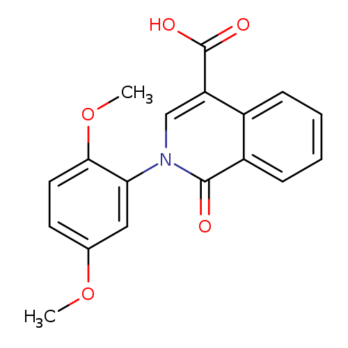 2-(2,5-Dimethoxyphenyl)-1-oxo-1,2-dihydroisoquinoline-4-carboxylic acid