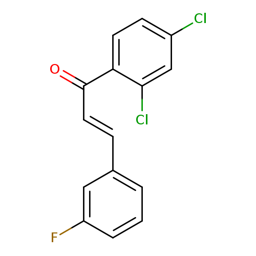 (2E)-1-(2,4-dichlorophenyl)-3-(3-fluorophenyl)prop-2-en-1-one