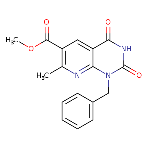 Methyl 1-benzyl-7-methyl-2,4-dioxo-1,2,3,4-tetrahydropyrido[2,3-d]pyrimidine-6-carboxylate