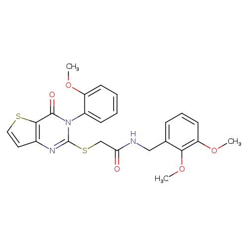 N-[(2,3-dimethoxyphenyl)methyl]-2-{[3-(2-methoxyphenyl)-4-oxo-3H,4H-thieno[3,2-d]pyrimidin-2-yl]sulfanyl}acetamide