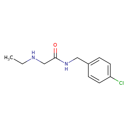 N-[(4-chlorophenyl)methyl]-2-(ethylamino)acetamide
