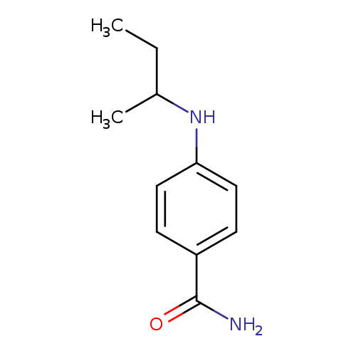 4-[(butan-2-yl)amino]benzamide