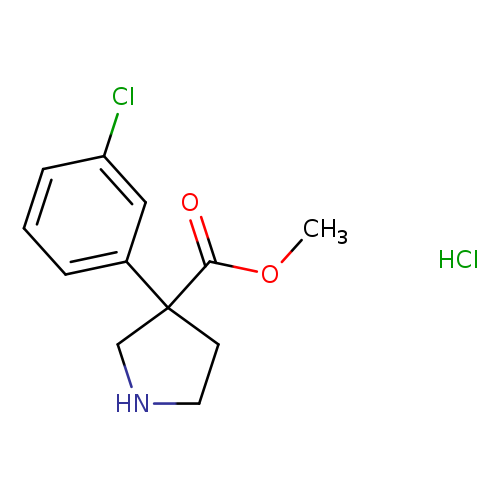 methyl3-(3-chlorophenyl)pyrrolidine-3-carboxylatehydrochloride
