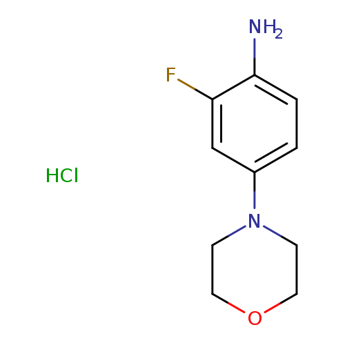 2-Fluoro-4-morpholinoaniline, HCl