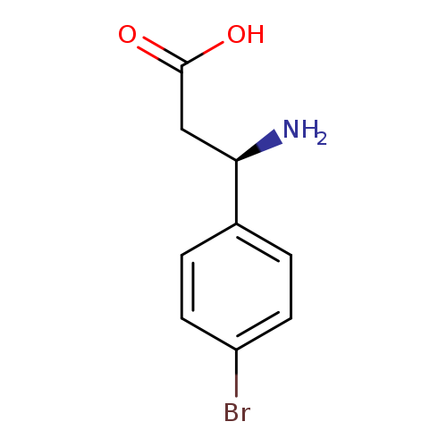Benzenepropanoic acid, b-amino-4-bromo-, (bR)-