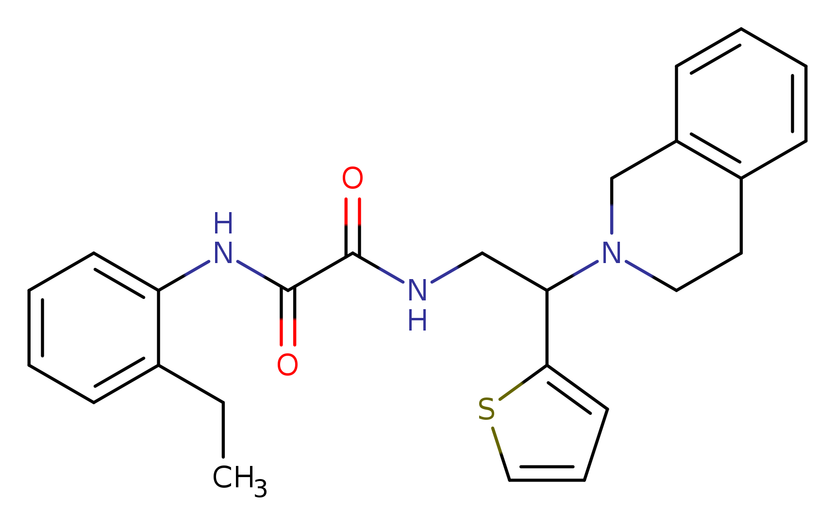 N'-(2-ethylphenyl)-N-[2-(1,2,3,4-tetrahydroisoquinolin-2-yl)-2-(thiophen-2-yl)ethyl]ethanediamide