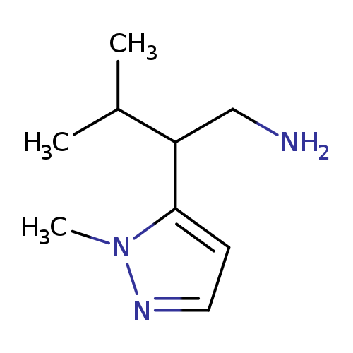 3-methyl-2-(1-methyl-1H-pyrazol-5-yl)butan-1-amine