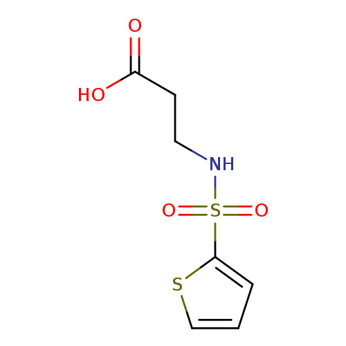 3-(thiophene-2-sulfonamido)propanoic acid