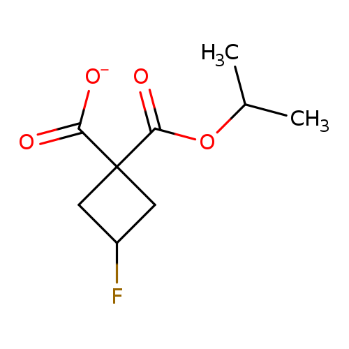 1,1-Cyclobutanedicarboxylic acid, 3-fluoro-, 1-(1-methylethyl) ester