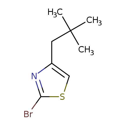 2-bromo-4-(2,2-dimethylpropyl)-1,3-thiazole