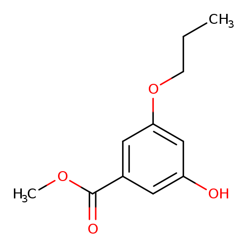 Benzoic acid, 3-hydroxy-5-propoxy-, methyl ester