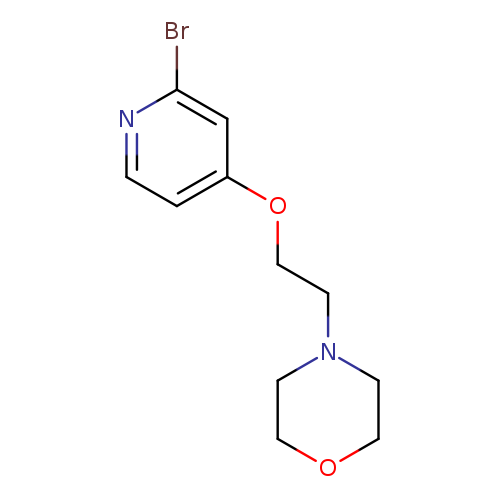 Morpholine, 4-[2-[(2-bromo-4-pyridinyl)oxy]ethyl]-