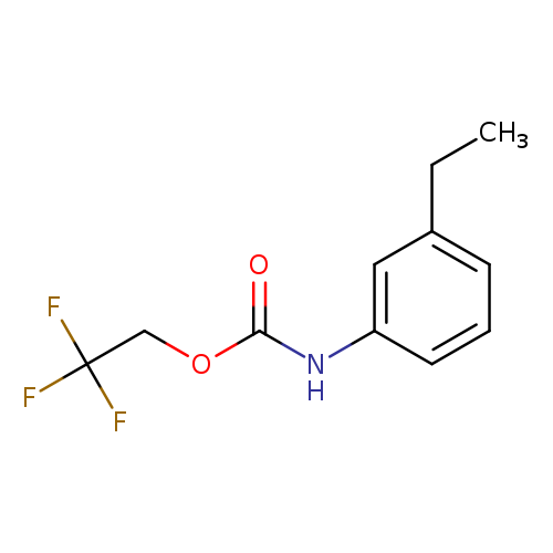 2,2,2-trifluoroethyl N-(3-ethylphenyl)carbamate