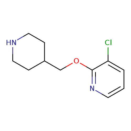 3-chloro-2-(piperidin-4-ylmethoxy)pyridine