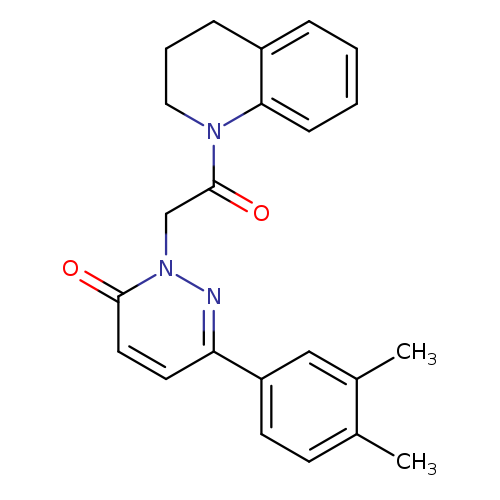 6-(3,4-dimethylphenyl)-2-[2-oxo-2-(1,2,3,4-tetrahydroquinolin-1-yl)ethyl]-2,3-dihydropyridazin-3-one