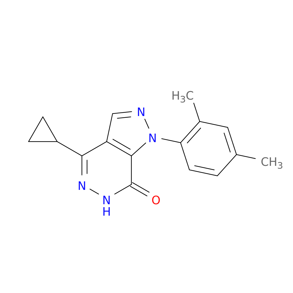 4-CYCLOPROPYL-1-(2,4-DIMETHYLPHENYL)-1,6-DIHYDRO-7H-PYRAZOLO[3,4-D]PYRIDA+