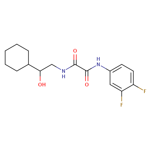 N'-(2-cyclohexyl-2-hydroxyethyl)-N-(3,4-difluorophenyl)ethanediamide
