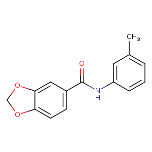 N-(3-methylphenyl)-1,3-benzodioxole-5-carboxamide