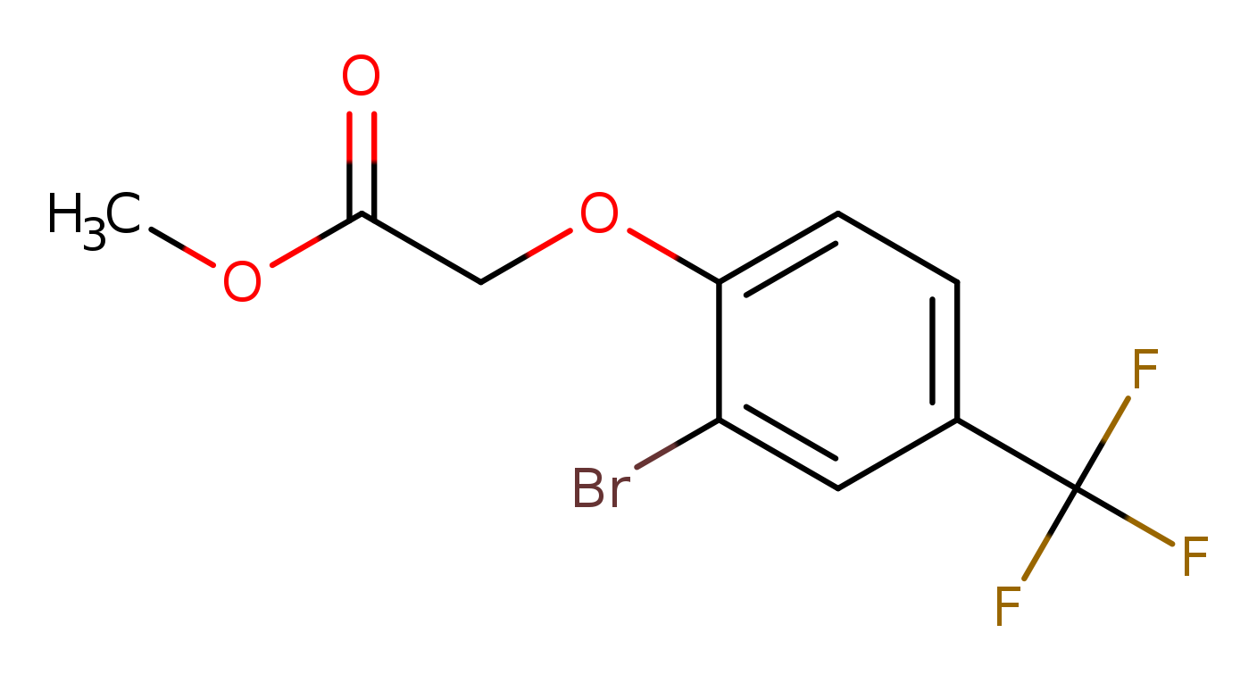 Acetic acid, [2-bromo-4-(trifluoromethyl)phenoxy]-, methyl ester