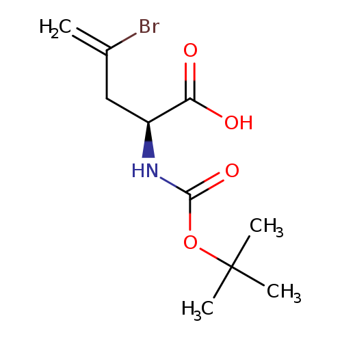 4-Pentenoic acid, 4-bromo-2-[[(1,1-dimethylethoxy)carbonyl]amino]-, (2S)-