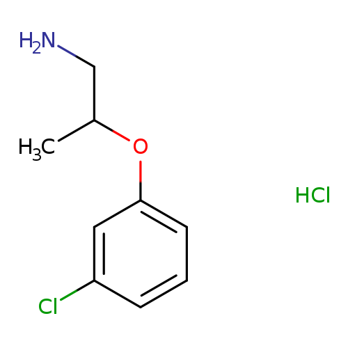 1-[(1-aminopropan-2-yl)oxy]-3-chlorobenzene hydrochloride